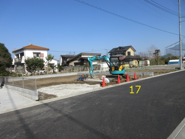 【仲介手数料無料】新築戸建　東松山市石橋1630-6（全31棟）の前面道路含む現地写真