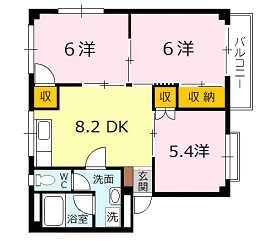 シティハイツ落合Ⅰの間取り