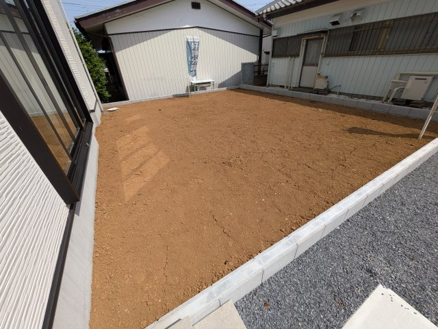 土浦市板谷　6期　新築戸建ての庭