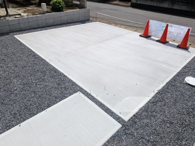 土浦市板谷　6期　新築戸建ての駐車場