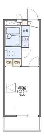 レオパレス河原城の間取り
