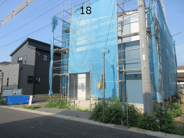 【仲介手数料無料】新築戸建　東松山市石橋1630-6（全31棟）の前面道路含む現地写真