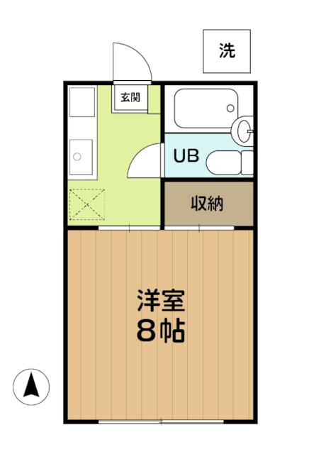 この間取りの反転タイプです