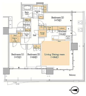 Sun Village T棟 41階の画像