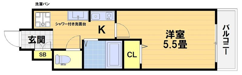 SHICATA　SIX　BLDG（シカタシスビルディング）の間取り
