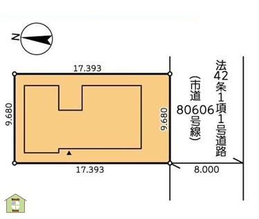 越谷市レイクタウン　中古一戸建ての区画図
