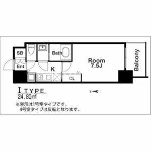 ウォークフォレスト御幸町の間取り