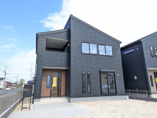 大洗町五反田　3期の外観パース|帰りたくなる家、住む幸せ、ご見学の際はお問合せ下さい。心よりお待ちしております～。