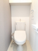 ゆったりとした空間のトイレです