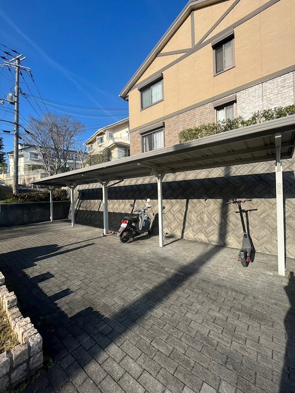 ガーデンコート車　A棟の外観