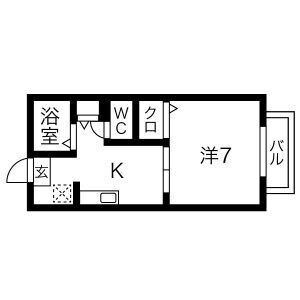 ポミエ六甲の間取り