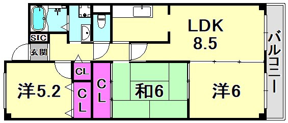 FigTree2号館の間取り