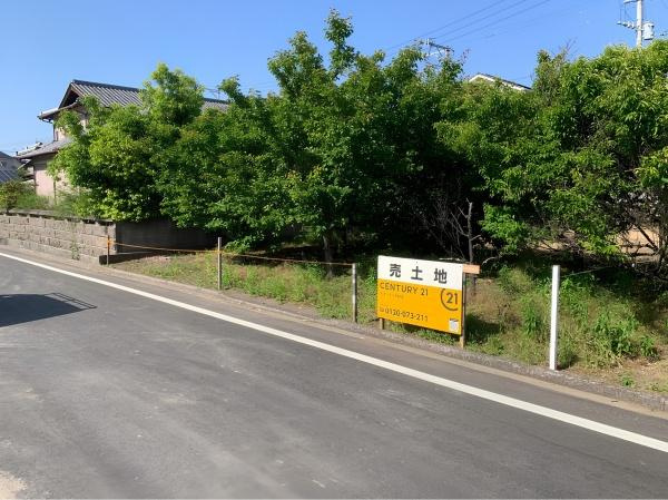 角子原　土地の前面道路含む現地写真|※図面と現況が異なる場合は現況を優先させていただきます。