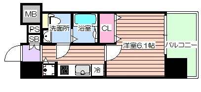 【間取り】 | クリスタルグランツ東天満