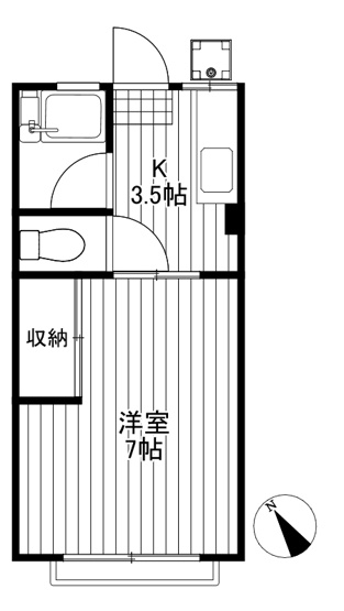 【間取り】 | シティハイムブルー