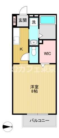 カルム国立の間取り
