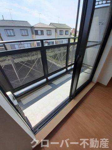 ソレアード太田　Ｂのバルコニー