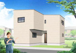 南江戸4丁目の新築のおうち　松山市南江戸4丁目の新築戸建