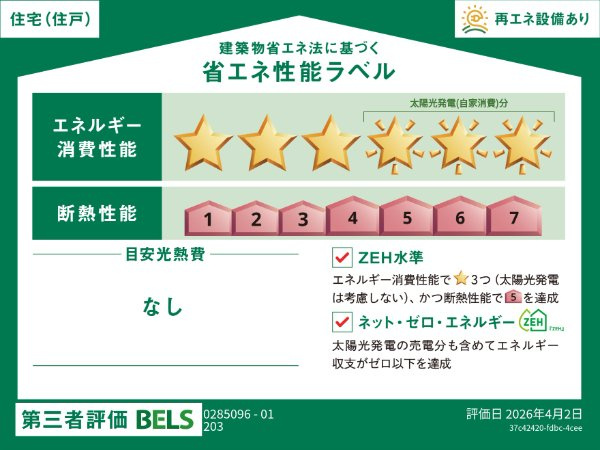 【省エネ性能ラベル】 | ラ・ポーズ葛原