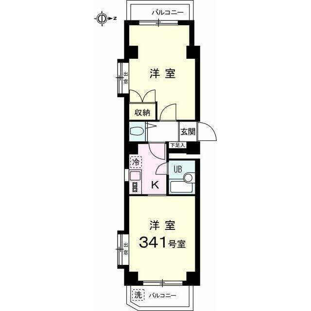 アーバンリゾート世田谷パート３の間取り