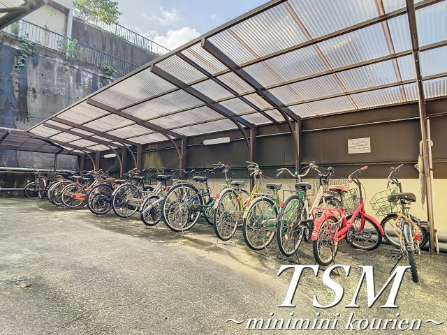 ハイクレスト光善寺のその他共用部分|敷地内駐輪場＆バイク置き場