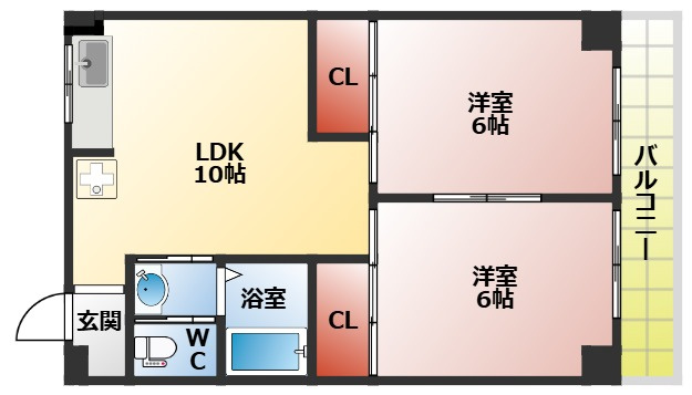 ハイクレスト光善寺の間取り