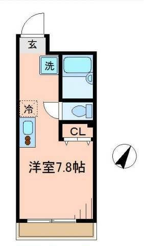 横浜市港南区笹下１丁目のアパートの間取り