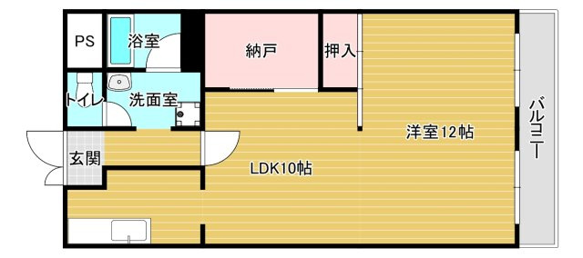 金剛グリーンハイツの間取り