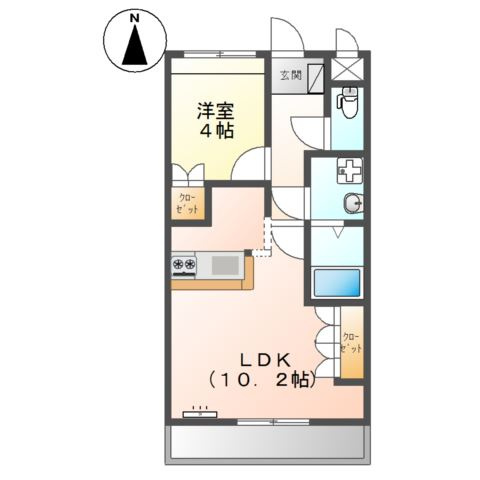 メゾンブランシュの間取り
