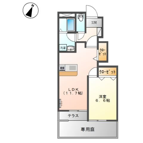 ルミナス　花筏の間取り