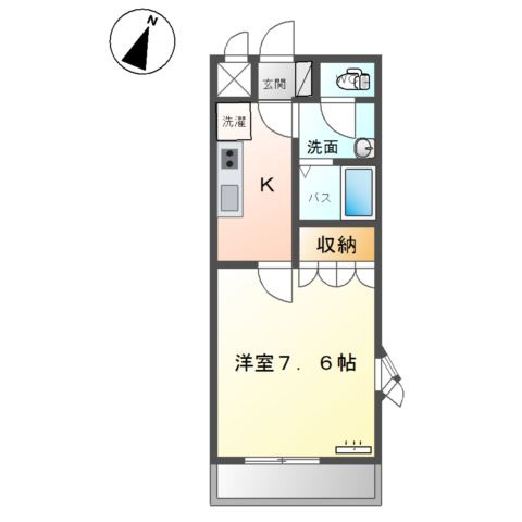 グランベルＫの間取り