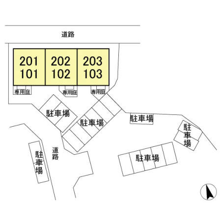 パステロの区画図