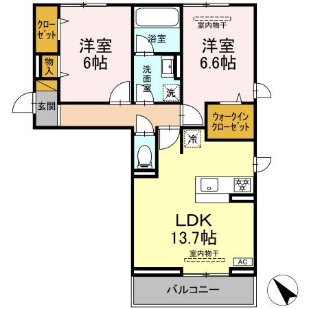 Espoir ⅳの間取り