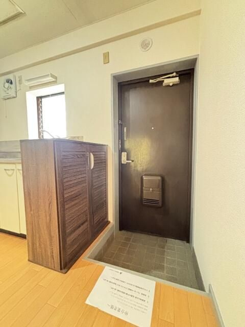 ハイツ上北台の玄関