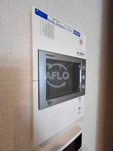 パンドノール住吉大社　東粉浜小学校区のセキュリティ|パンドノール住吉大社　TVモニター付きインターホン