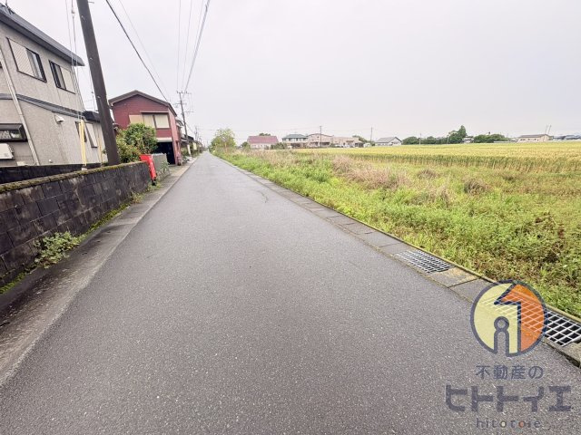 土地)柳川市久々原の前面道路含む現地写真
