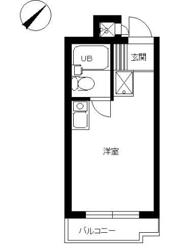 スカイコート赤羽第３の間取り