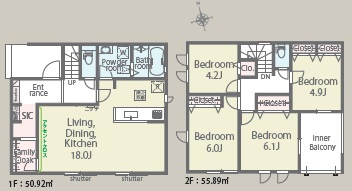西尾市一色町一色01期　新築分譲住宅　全2棟　1号棟