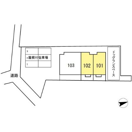 大府市半月町貸家   刈谷市近郊の賃貸はクラスホーム刈谷店の区画図