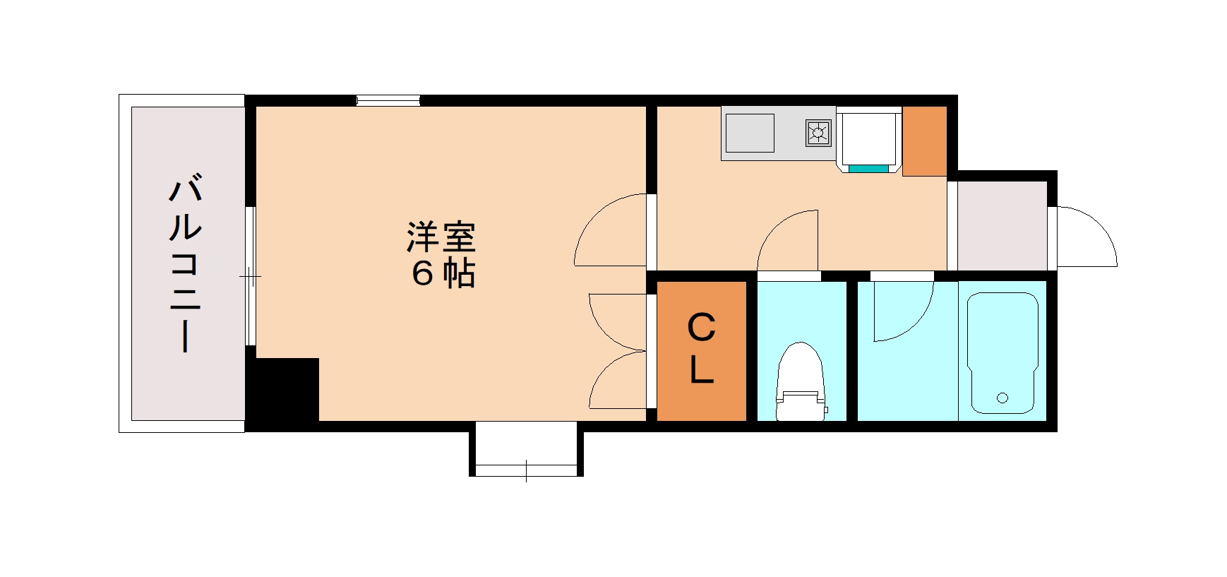 アルファコートの間取り