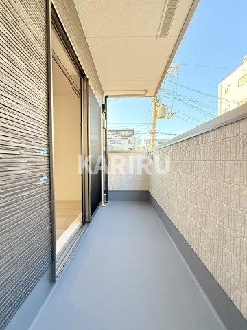 （仮称）フジパレス大今里南B棟のバルコニー