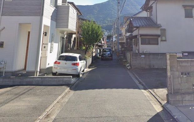 黒住町（6期）の前面道路含む現地写真
