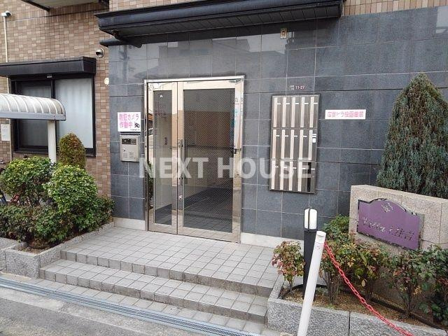 ヴィラ上住吉のエントランス