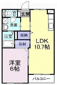 ヴィラ上住吉の間取り