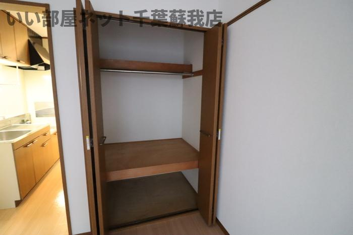 αNEXTおゆみ野第３弐番館の収納|大きなスペースがあり、収納には困りません
