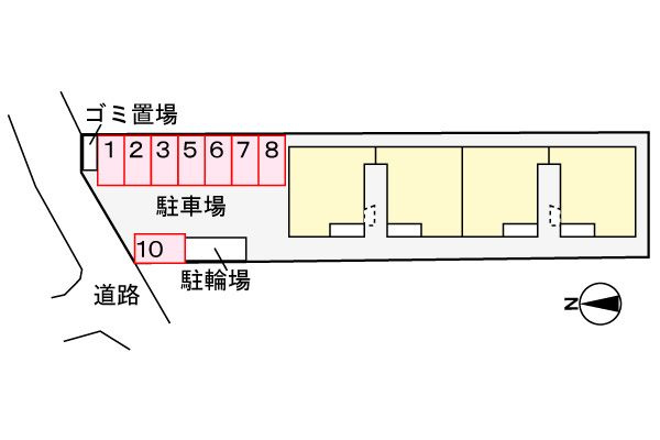 パルレジデンスの区画図