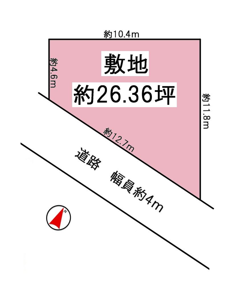 明石市大久保町谷八木　土地の土地図|●年中無休：当日予約可●敷地約26.36坪！建築条件はございません！お好きなハウスメーカーで施工可能
