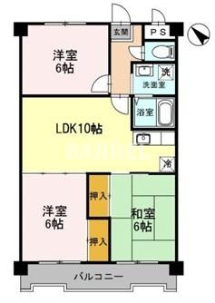 メゾン東豊中の間取り