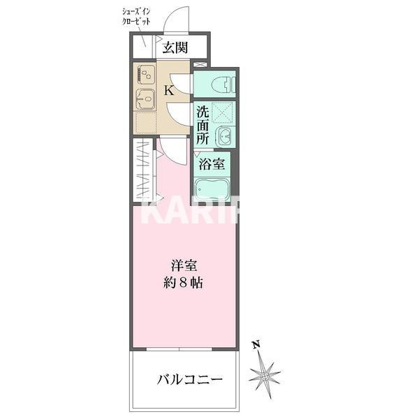 リヴェント玉造の間取り