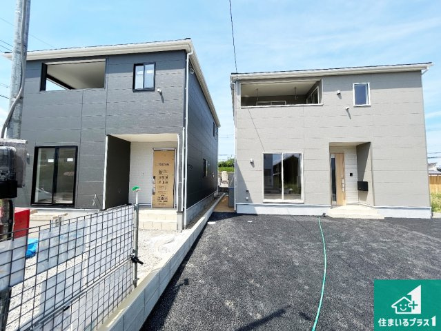 ●5(土)6(日)現地説明会！　大和高田市市場　全5邸　の外観|安心の10年保証！外観を美しく保ち、雨水で汚れを落とします！気になることがありましたら、お気軽にお問い合わせください！